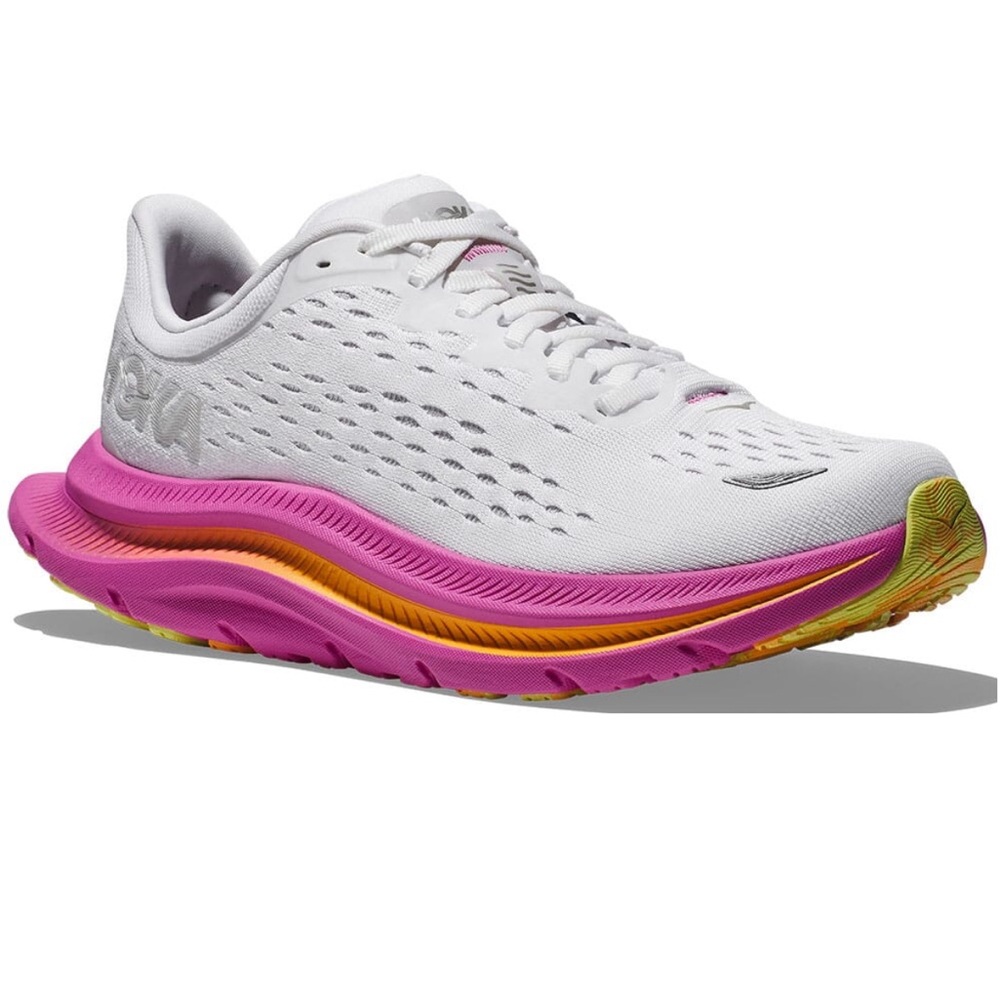 Hoka Women's Kawana Running Shoes - White/Nimbus Cloud